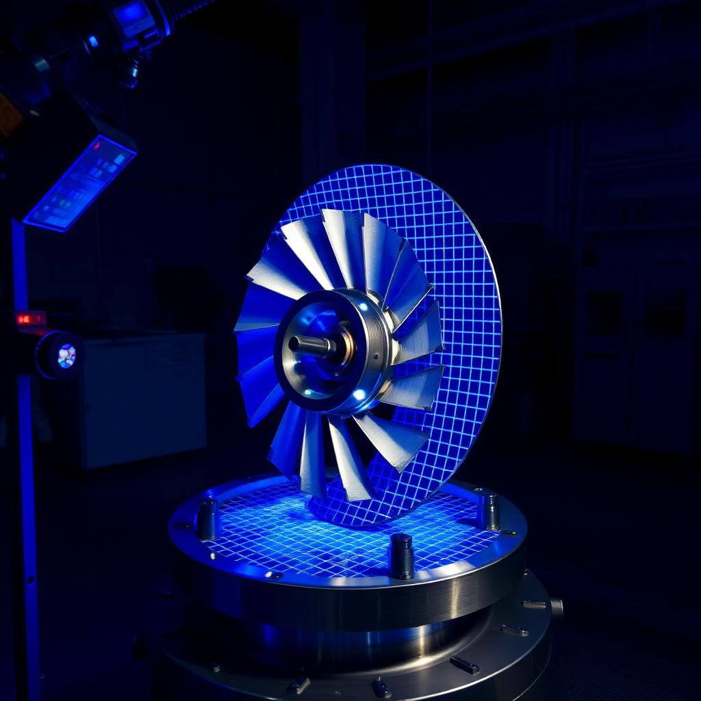 Structured-light 3D scanning in progress
