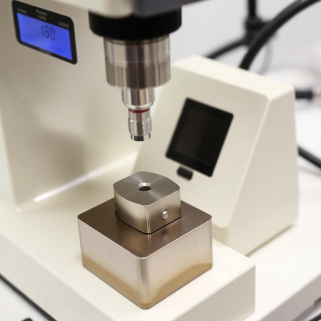 Rockwell hardness testing of heat-treated steel